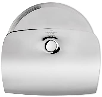 Alessi Taio VS04 - Design-Pad-Rad, 18/10 Edelstahl- und AISI 420-Stahlklinge, Silber mit Glänzendem Finish