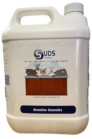 SUDS-ONLINE 1KG Bromine Infused Granules for Hot Tub Spa Swimming Pool Chemicals