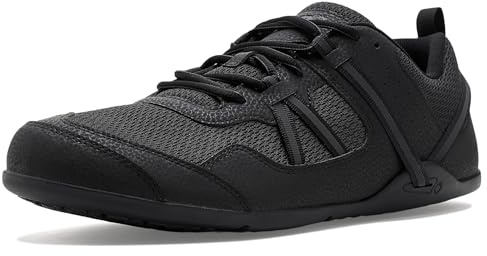 Xero Shoes Men’s Prio Barefoot Athletic Sneaker, Black, 14