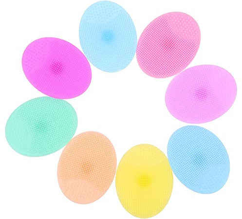 Toddmomy 8 Stück Silikon Bürsten für Kinder und Babys mit Sanfter Reinigung Multi Funktional zur Entspannung der Kopfhaut zum Baden oder Duschen Zufällige Farbe