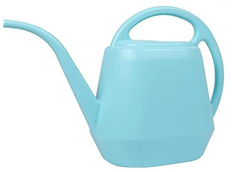 MISNODE Annaffiatoio in Plastica da 4 Litri per Piante da Interno, Annaffiatoio da Giardino per Piante da Esterno, Fiori da Casa, Moderno(Blu)