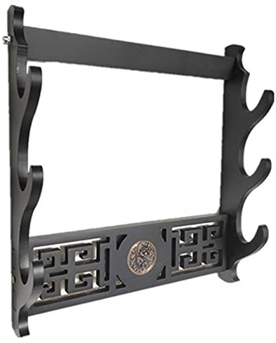 Schwerthalter Wandhalterung Katana Ständer Samurai Halter Rack Chinesischer Haken Schwerter Display Chinesischer Tai Chi Bagua Stil