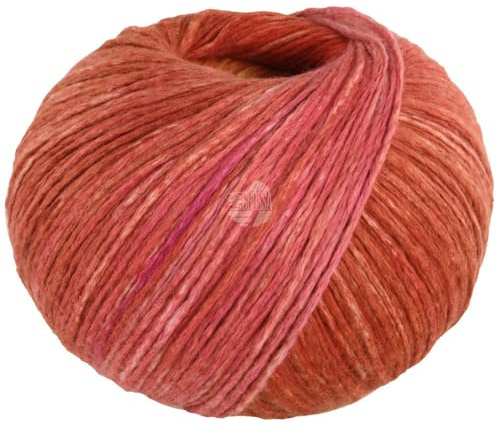 LANA GROSSA Cotonella | Weiches, bedrucktes Kettengarn aus unmercerisierter Pima Baumwolle | Handstrickgarn aus 100% Baumwolle (Pima) | 100g Wolle zum Stricken & Häkeln | 280m Garn FB 4