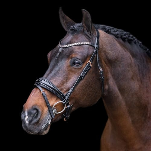 Imperial Riding Trensenzaum IRHOlympia Black-Rose guld, storlek: Cob
