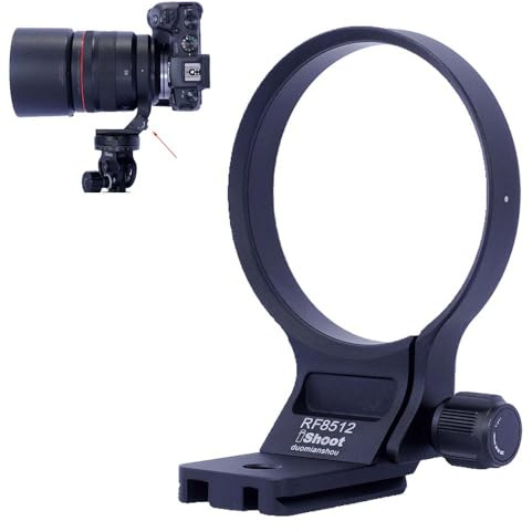 iShoot Lens Collar Tripod Mount Ring Compatible with Canon RF 85mm F1.2L USM, RF 85mm F1.2L USM DS, Support Vertical Shoot, Arca-Swiss Fit Quick Release Plate Bracket for Arca Fit Clamp & Stabilizer