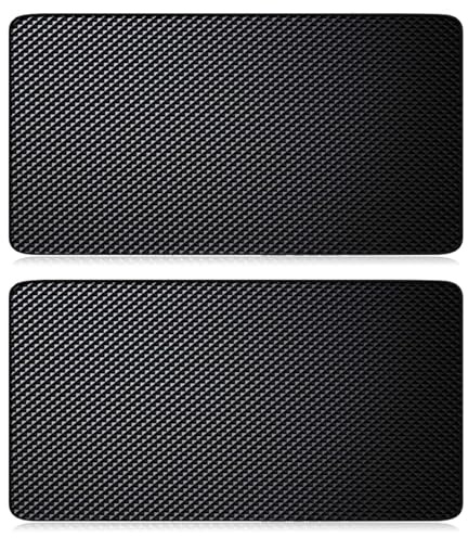 Antirutschmatte Auto, 2 STK. PVC Armaturenbrett Anti Rutsch Matte, 27x15 cm | PVC Rutschfeste Matte, 2 Stück 27 x 15 cm, Wiederverwendbar Hitzebeständig, Für Armaturenbrett Handy