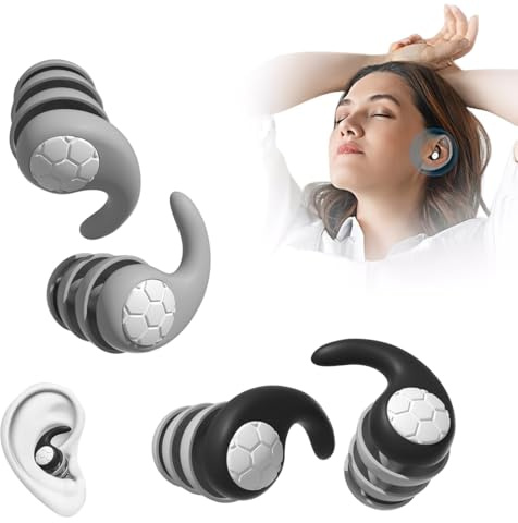 YUPZAR 4 Pièces Bouchons d'oreilles pour enfants, Protection des Oreilles Natation Enfants pour la Natation, Boules Quies en Silicone Souple, le Sommeil et les Sports Aquatiques