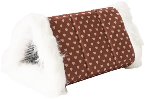 Manolyee Caverne pour Chat,Nid Doux Chaud Lavable Et Pliable - Niche d'hiver pour Petit Chien Et Maison pour Chaton,pour Sieste Détente Maison Extérieur Salon Chambre Jardin Petit Chien Chaton Animal