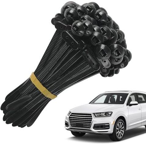 Fascetta per cavi Ar, chiusura con fibbia, forte nastro antiscivolo, clip riutilizzabile, fissaggio personalizzabile per veicoli a motore, moto, veicoli elettrici, bagagliaio, garage, cablaggio