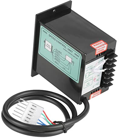 HEEPDD Contrôleur de Vitesse de Moteur AC 220 V, Contrôle le Variateur de Fréquence pour Contrôle de Vitesse de Moteur AC avec Fonction Marche Avant et Arrière pour Lignes de Production Contrôleur