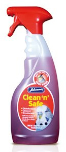 Johnsons Clean ‘n’ Safe for Cage Birds - 500ml