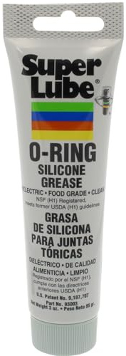 Super Lube 93003 O-Ring Silicone Grease, Translucent White