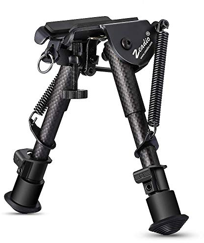 Zeadio Ausziehbares taktisches Zweibein aus Kohlefaser mit Sling-Halterung (6 - 9)
