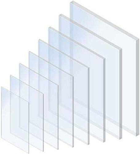 Transparent Acrylic Glass (1MM Thickness 910mm x 610mm) Perspex Clear Plastic Sheet Cut to Size Replacement Safety Glass
