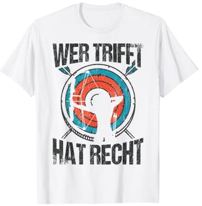 Bogenschütze Bogenschießen Bogensport Geschenk T-Shirt