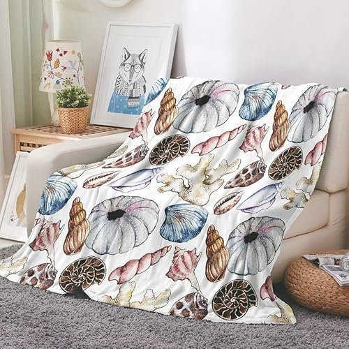 EHOMERY Kuscheldecke Bunt Baumwolle Decken Kuscheldecke Sommer Decke Sommer Hülse Nickerchen-Decken Dekorative Weiche Kuscheldecken 130x100cm