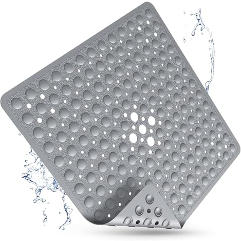Duschmatte rutschfest, 53x53cm Duschmatte, Badewannenmatte rutschfest, Antirutschmatte Badewanne, Antirutschmatte Dusche, Maschinenwaschbar Badewannenmatte