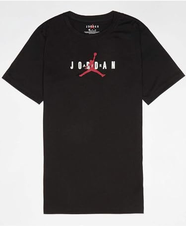Jordan T-Shirt Manica Corta Jumpman Graphic 16 Years Nero