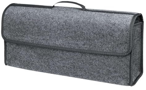 VBGURR 1Stück Kofferraum Organizer, Auto Kofferraum Organizer, Filz Auto box kofferraumtasche Toolbag - Geeignet für alle Fahrzeuge (Grau)