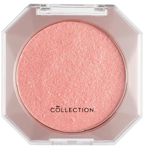 Collection Cosmetics Diamond Shine Highlighter, Powder Highlighter, Glass Skin, 6.5g, Pink Pearl