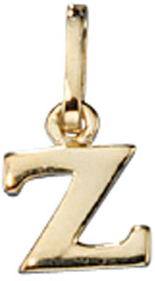 Buchstabe ' Z ' Ketten Anhänger Goldanhänger 333 Gold Einhänger Unisex
