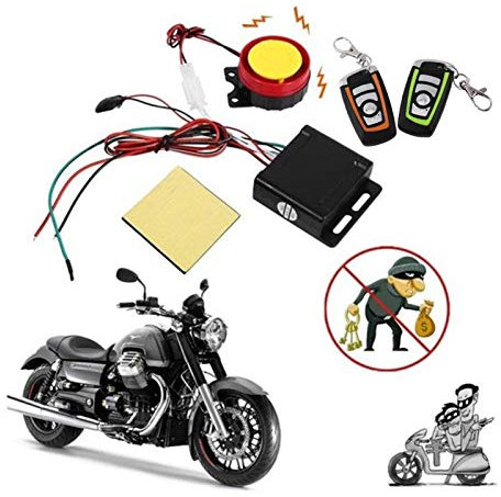 Antirrobo Moto,Candado para Moto Alarma universal de la motocicleta Scooter System encendido por control remoto Control de Fob de la llave antirrobo Seguridad sistema de alarma de dos vías con motor