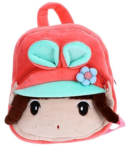 FRCOLOR Schultertasche Für Junge Mädchen Entzückende Schultasche Plüsch-Cartoon-Rucksack Plüschtasche Zum Sammeln Von Heften Und Stifttaschen Leichtgängig Für Schule Und Freizeit