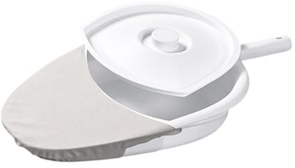 perfeclan Padella per allattamento Padella per allettati spessa con coperchio con manico Vasino liscio Orinatoi personali costretti a letto Disabili