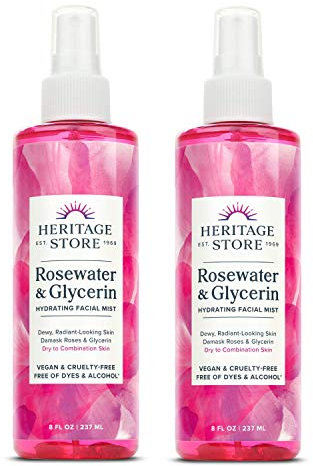 L'Eau de rose et Glycérine W/atomiseur €“ Spray Rose €“ 226,8 gram