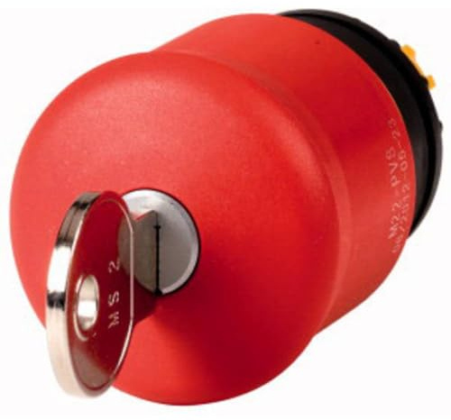 Eaton M22 Not-Aus-Schalter, 22.5 mm, Rot, Schlüsselentriegelung, Nicht beleuchtet, IP69K, IP66