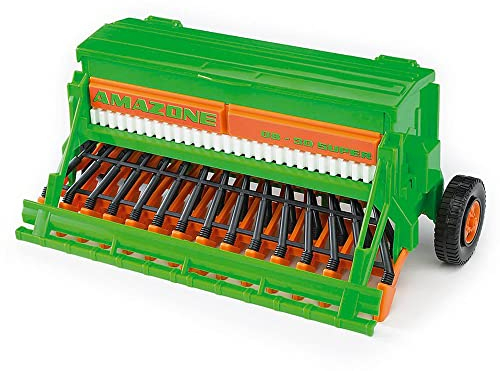 bruder 02330 - Amazone Sämaschine - 1:16 Saatgutbehälter Saatgutstreuer Bauernhof Landwirtschaft Feldarbeit Maschine Anhänger Traktor Zubehör