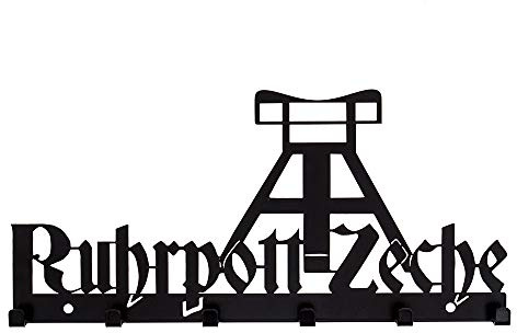 Bentatec Schlüsselbrett Ruhrpott Zeche - schwarz
