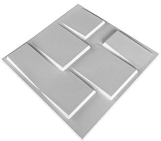 Lot de 10 panneaux muraux décoratifs 3D en PVC pour mur, plafond, revêtement imperméable et résistant au feu