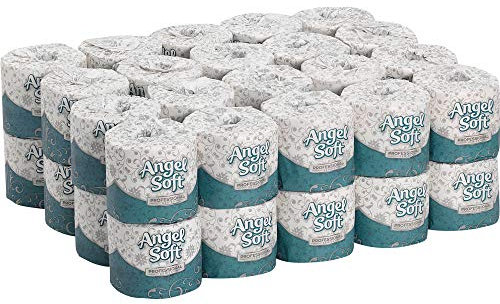 Angel Soft Professional Series GP Pro - Papel higiénico (10 x 10 cm, 40 unidades), color blanco