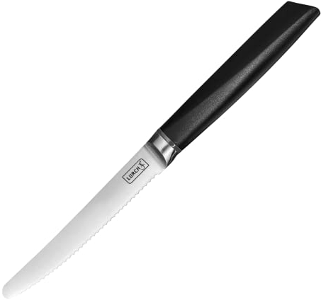 Lurch TANGO 230460 - Cuchillo para tomates/panecillos y desayuno (hoja de 12,5 cm, acero inoxidable 3CR14) resistente a la corrosión