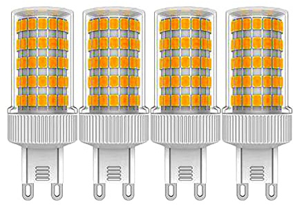 ZHIYUE 4 Stück G9 10W LED Birne Äquivalente Halogenbirnen 100W G9 1000LM Energiesparlampen G9 Sockel Led Lampe AC 220-240V Nicht Dimmbar Warmweiß 3000K G9 Kapselbirne