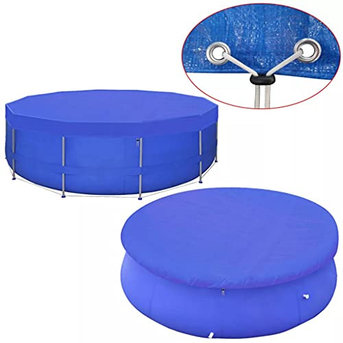 Tidyard Catherinol Bâche à Bulles Piscine Bâche Piscine Bache Bulle Piscine Couverture de Piscine PE Ronde 540 cm 90 g/m²