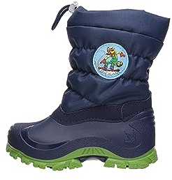 Lurchi Jungen Unisex Kinder FORBY Schneestiefel, Jeans Snowboard, 26 EU