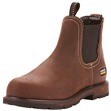 ARIAT Groundbreaker Chelsea Waterproof Steel Toe Work Boot