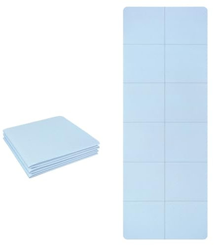 Yogamatte Faltbar, Yogamatte Rutschfest, Yogamatte Reise Leicht, Fitnessmatte, Turnmatte, Pilates Matte, Sportmatte Dicke 4mm, Gymnastikmatte, Gym Matte (A 183x61x0.4cm)