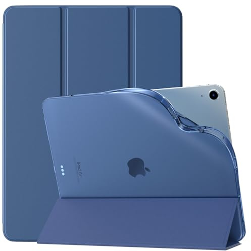 TiMOVO Hülle Kompatibel mit Neu iPad Air 13 Zoll (M3/M2-2025/2024), Smart PU Leder Schutzhülle, Auto Schlaf/Aufwach, Schlank Case mit Weich TPU Rückseite für iPad Air 13 - Marineblau
