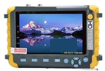 OUTFYT IV8W 5 Zoll CCTV Tester Monitor 8MP TVI AHD CVI CVBS Überwachungskamera Tester Unterstützung PTZ VGA Eingang,Multifunktionstester(IV8W)