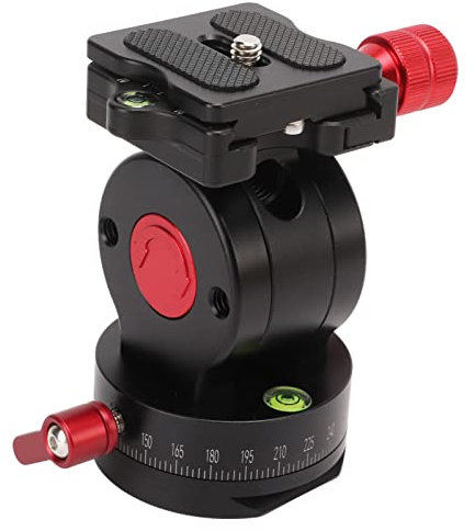 Tripod Ball Head, Metal Ball Head Camera Tripod Head Panoramic Pan Tilt Ballhead with Quick Release Plate for Tripod, Monopod, DSLR, Camera