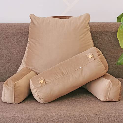 Großes Memory-Foam-Lesekissen mit Nacken- und Armstütze, extra gefüllt für ultimativen Komfort