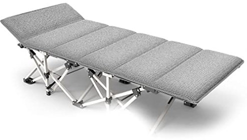 Cuscino per lettino prendisole grigio con cuscino in bambù, comodo ed elegante, dimensioni 190 x 67 cm, per giardino, interno, ufficio e sedia a dondolo opzione di ricambio