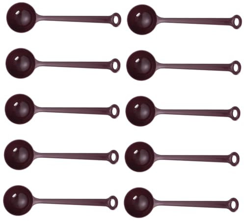 Amosfun 10piezas Cuchara Medidora Para Polvo De Café Cuchara De Herramienta De Cocina Para Hornear Diy Para Medir Granos De Café Casa