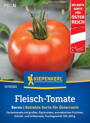 Kiepenkerl Fleisch-Tomatensamen Baron F1 1076560, Gemüsesaat | Gewächshaus & Balkon, Samengemüse, Wuchshöhe 150-200 cm