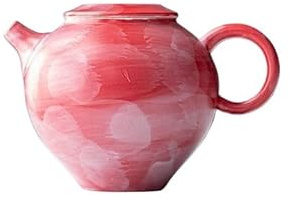 Tetera Tetera hecha a mano de 170ml, tetera de porcelana de gres, tetera con agujero de bola, tetera china artesanal de té Cha Tetera para Infusor