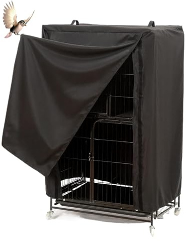 Generisch Abdeckung Für Vogelkäfig, wasserdichte Große Vogelkäfigabdeckung, Waschbar Papageienkäfigabdeckung, Winddichte Staubdichte Nachtabdeckung, 48x48x102/66x48x102/79x54x132/92x64x122cm