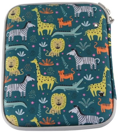 Enwye Estuche para Tarjetas con 80 Bolsillos Y Cremallera, Carpeta para Adultos, Organizador De Tarjetas para Mini Audiolibros.